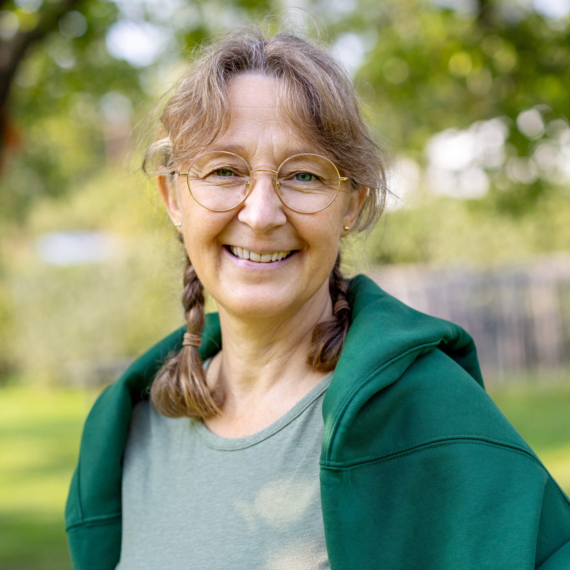 Lotta Fabricius Kristiansen, grundare och sakkunnig Pollinera Sverige samt styrelsens ordförande.